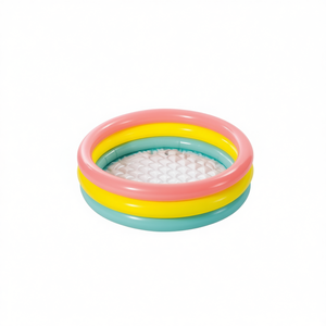 Piscina Inflable Circular de PVC de 86*25cm y 56L con 3 Arcos para Bebés y Niños, Incluye Kits de Reparación - Product Image 3