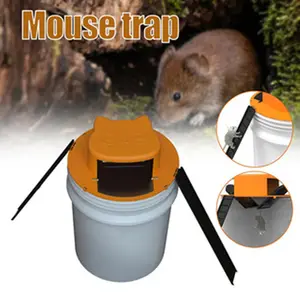 Wiederverwendbarer Maus-Mausfänger Rattenfallen-Eimer Deckel umdrehen Maus-Rattenfallen