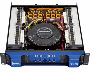 Amplificateur de puissance à <span class=keywords><strong>4</strong></span> canaux 1000W 2U, de classe H, appareil professionnel de qualité supérieure - Product Image 1