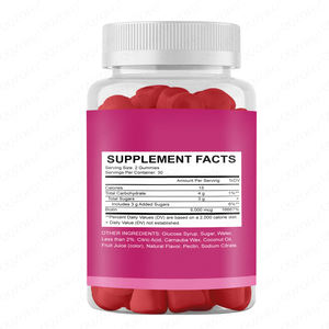 Gomitas de Biotina con Etiqueta Personalizada, <span class=keywords><strong>500</strong></span> <span class=keywords><strong>MCG</strong></span> de Biotina con Aceite de Coco Puro, Apoya la Salud del Cabello, la Piel y las Uñas, 60 Unidades - Product Image 3