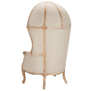 เก้าอี้พักผ่อนทรงกรงนกหุ้มผ้าโครงไม้หรูหราสำหรับห้องนั่งเล่น - Product Image 4