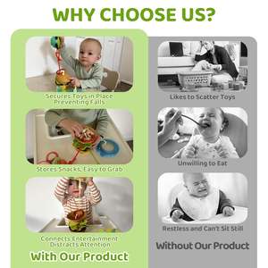 Jouets pour bébé 2025, sensoriels, en silicone souple, Montessori, hamburger, support de <span class=keywords><strong>chaise</strong></span> <span class=keywords><strong>haute</strong></span> à <span class=keywords><strong>ventouse</strong></span> - Product Image 5