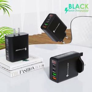 2PD 2USB Digital Display 5V3.1A Electric Mobile Phone Charger New Multi-Port Adapter Fast Charging Head - Product Image 4