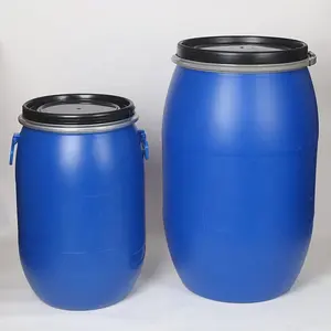 Plastic Blue Open Top chemical bucket 100 liter plastic bucket