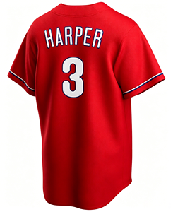 Maglie da baseball da uomo Philadelphia # Maglia da Giocatore Edizione Limitata 3 Harper Blue City Connect - Product Image 6