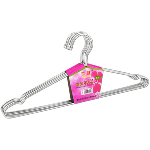 Cintre à vêtements en acier inoxydable, solide et épaissi, 40cm 42cm 45cm 50cm, type crochet rectangulaire, pour séchage de vêtements à domicile - Product Image 3