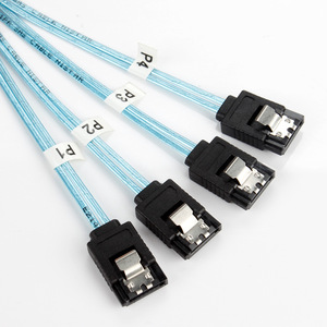 มินิซาส ทู 4 ซาต้า 7 พีสายเคเบิล XY3601002 สายเคเบิลข้อมูลเมนบอร์ดเซิร์ฟเวอร์ทองแดงเคลือบดีบุก - Product Image 2