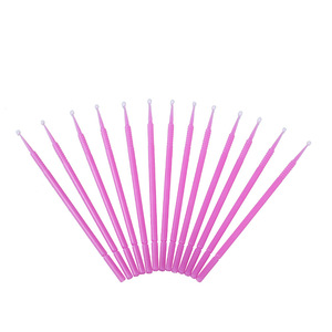 One Time Use Oral Medication Applicator Stick Soft <b>Brush</b> Head PP Handle Pink Color For Dental Care - Product Image 2