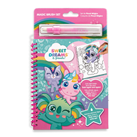 Carnet de coloriage en carton Aqua Magic Sweet Dreams Friends pour enfants de 3 à 6 ans, 8,5 pouces
