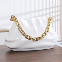 Sac vase nuage créatif avec chaîne résine blanc mignon vase fleur art artificiel pour la maison table salon décor