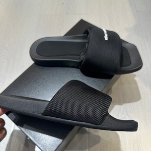 2026 New Style Beach Women's Denim Summer Outerwear One-Piece Flip Flops Retro Flat Bottom Versatile Open Toe <b>Slides</b> Slippers - Product Image 3