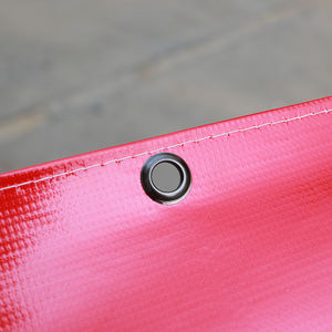 Pancarta colgante de PVC de vinilo grande portátil con líneas de puntada y ojales para trabajo al aire libre - Product Image 6