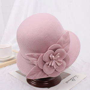 Sombrero Cloche de Fieltro Casual para Mujer, Estilo Iglesia, Novedad al por Mayor, Gorra Femenina Elegante - Product Image 6