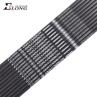 Vente en gros de flèches en carbone pur de haute qualité, 4,2 mm, pour tir à l'arc avec arc recurve, entraînement au tir