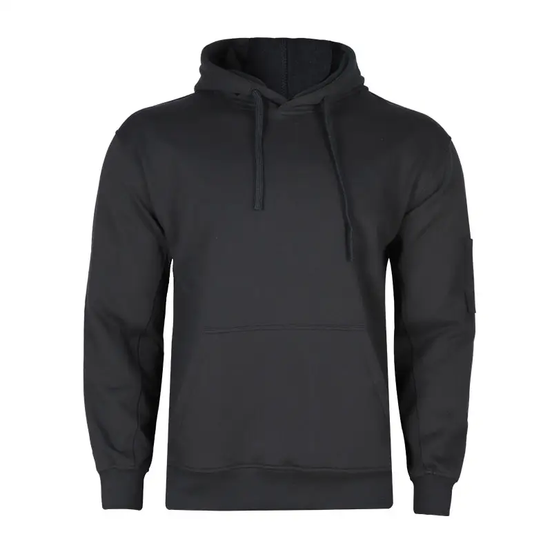 Factory Support Black FR Sweatshirt FR Stretch Pullover Hoodie 12oz Heavy weight Cotton Flame Resistant Hooded