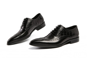 Zapatos de Vestir para Hombre de Alta Calidad, Estilo Casual Británico Extravagante, Oxfords de Moda, Nuevos Zapatos de Boda de Cuero Genuino para Hombre - Product Image 3