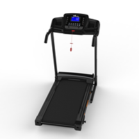 Tapis roulant pliable, tapis roulant 3,0 HP pour la maison avec 12 modes HIIT, mini tapis roulant compact pour la maison et le bureau