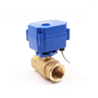 Vanne de régulation de débit motorisée en acier inoxydable 15N et laiton NPT, actionneur électrique 12V/24V/110V/220V, vanne à boisseau sphérique pour eau, OEM, normale