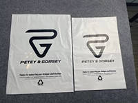 Sacs d'expédition roses personnalisés avec logo pour la logistique postale, emballage de colis et vêtements, finition mate, vente en gros