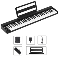 Usine d'instruments de musique chinois de piano numérique électronique avec pupitre pour une utilisation en extérieur pour la pratique du piano Bora BX18