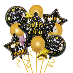 Décoration de fête nouvel an <span class=keywords><strong>2023</strong></span>, ensemble de ballons en aluminium de 18 pouces pour la décoration du joyeux nouvel an - Product Image 3