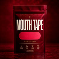 Bande adhésive buccale hypoallergénique confortable et respectueuse de la peau, anti-ronflement, pour adultes, améliore la qualité du sommeil nocturne (vente en gros)