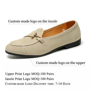 Zapatos de Vestir Casuales para Hombre, Tallas Grandes 37-47, Cómodos y a la Moda, de Piel, Estilo Slip-on, Nuevos Modelos Personalizados - Product Image 6