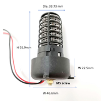 Purificateur d'air écologique commercial avec générateur d'ions plasma DBD, technologie d'ionisation bipolaire, 12VDC, couverture de 20m3