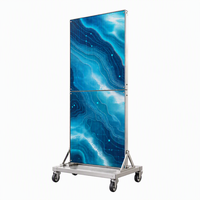 Écran LED pliable ultra fin et léger P2.5, panneau miroir portable pour usage intérieur, luminosité 1200 cd, garantie de 2 ans