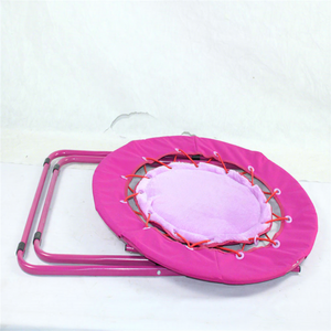 เก้าอี้พับทรงกลมผ้าอ๊อกซ์ฟอร์ดโลหะน้ำหนักเบาแข็งแรงทนทานพร้อมเชือกยางยืดสำหรับปิกนิก แคมป์ปิ้ง ชายหาด เด็กๆ ตกปลา - Product Image 4