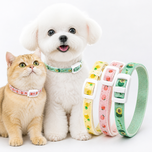 <span class=keywords><strong>Collier</strong></span> <span class=keywords><strong>anti</strong></span>-<span class=keywords><strong>puces</strong></span> en nylon imperméable avec boucle pour chat et <span class=keywords><strong>chien</strong></span>, motif mignon, protection extérieure, répulsif <span class=keywords><strong>anti</strong></span>-insectes, sûr pour les animaux de compagnie - Product Image 1