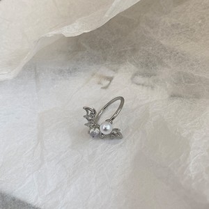 Anillos <span class=keywords><strong>de</strong></span> Murciélago con <span class=keywords><strong>Piedra</strong></span> Lunar y Perlas <span class=keywords><strong>de</strong></span> Imitación <span class=keywords><strong>para</strong></span> Mujer, Anillo Abierto Dulce, Regalos, Joyería y Accesorios - Product Image 6