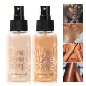 <span class=keywords><strong>Spray</strong></span> illuminateur liquide en gros, brume scintillante pour le visage et le corps, éclat illuminant, fabricant de cosmétiques OEM en marque privée - Product Image 1