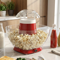 Machine à popcorn à air chaud sans huile PC-1013, cuisson rapide en 2,5 minutes, double tension, 27,1x27,1x27,6 cm