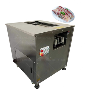 เครื่องทำเนื้อปลาค็อดหั่นเป็นชิ้นเนื้อหมูไก่หั่นเป็นชิ้นอัตโนมัติ - Product Image 1