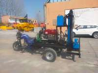 Tricycle motorisé à trois roues pour la forage de puits d'eau, destiné à la vente agricole