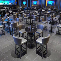 Meubles de restaurant commerciaux sur mesure, table de bar, chaise de pub, table à manger en métal pour restaurant, bar, KTV, chaises de salle à manger pour restaurant, mobilier de bar