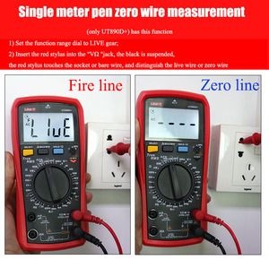 Multímetro digital multifunción UT890C/D, medidor de voltaje, amperímetro, capacitancia, universal, gran oferta - Product Image 5