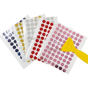 Autocollants à gratter personnalisés, étiquettes holographiques, cercles à gratter holographiques, autocollants à gratter auto-adhésifs pour billets DIY - Product Image 1