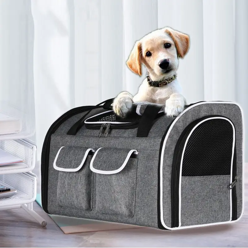 Yeni varış büyük uzay taşınabilir evcil hayvan taşıyıcı sırt çantası çanta katlanabilir evcil hayvan seyahat çantası köpek taşıma çantası