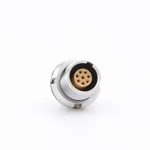 MOCO 1BZ3 Push Pull Indoor Connector EEG.1B.305 Female Socket 4 5 6 7 PIN Nut Fixed Outside The Chassis Connector For Video