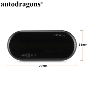 Feux de position latéraux LED clignotants dynamiques fumés Autodragons Bright Smoked pour Polo Golf 3 4 - Product Image 6