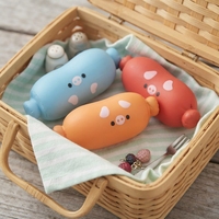 Jouet Squishy en forme de Saucisse à Remontée Lente, Anti-Stress, Bloc de Construction, Jouet Sensoriel Doux à Presser, Vente en Gros
