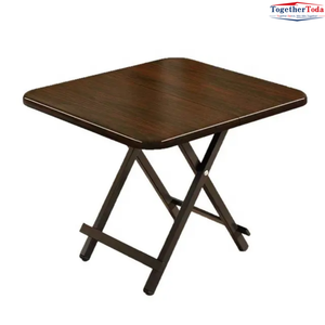 Mesa de Comedor Plegable Cuadrada de Madera Moderna para Exteriores, Ideal para Hoteles, Salas de Reuniones, Eventos al Aire Libre y Cafeterías - Product Image 1