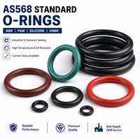 AS568 Standard NBR FKM Silikon HNBR Zylinderdichtungs-O-Ringe in Großpackungen für Industriemaschinen und Hydraulik mit Anpassbaren Größen