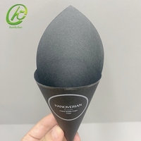 Haokelao Disposable Kraft Paper Cone for Ice Cream French Fries Snack Food Chip Cones-for Lollipops and Noodles
