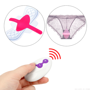 Mainan Seks Vibrator Celana Dalam Tak Terlihat dengan Remote Control Murah untuk Wanita Dewasa, Stimulator Klitoris dan Vagina, Dildo% - Product Image 4