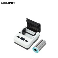 Imprimante thermique mobile POS 80 mm 2600 mAh 3 pouces pour étiquettes et reçus, 2 modes en 1, compatible Android et iOS, pour ordinateur et