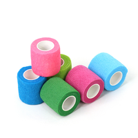 Bande adhésive cohésive pour animaux de compagnie, bandage élastique non tissé pour chiens, chats, soin des pattes, protection sportive 5cm*4.5M