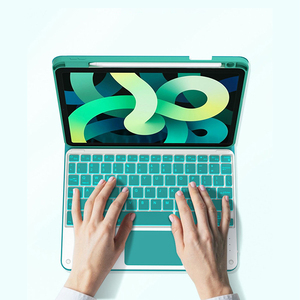 Étui avec porte-crayon et clavier magnétique pour <span class=keywords><strong>iPad</strong></span> pro 11 13 2024 <span class=keywords><strong>Air</strong></span> <span class=keywords><strong>4</strong></span> 10.9 - Product Image 4